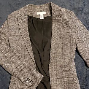 H&M Plaid Blazer